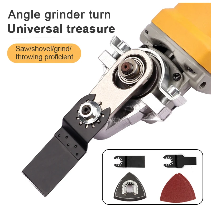 Angle Grinder Conversion Universal Head Adapter M10/14 Thread for 100 125 Type Angle Grinder Polisher Polishing Oscillating Tool enlarge
