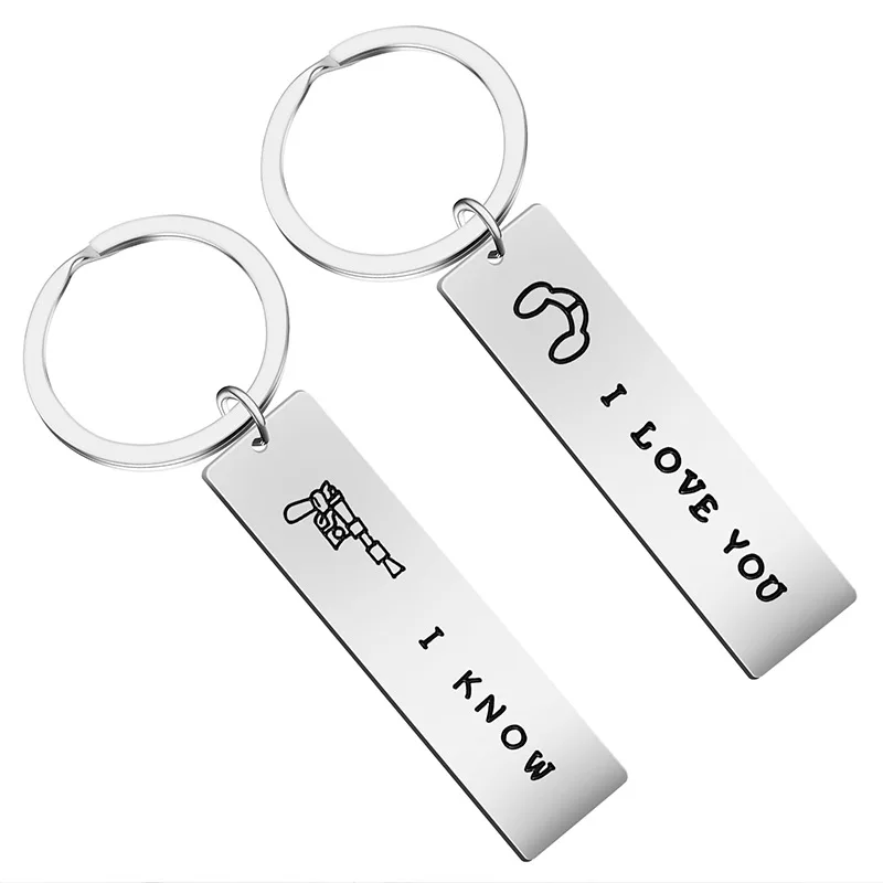 Новинка 2022 длинный брелок для ключей в форме сердца с отверстиями влюбленных