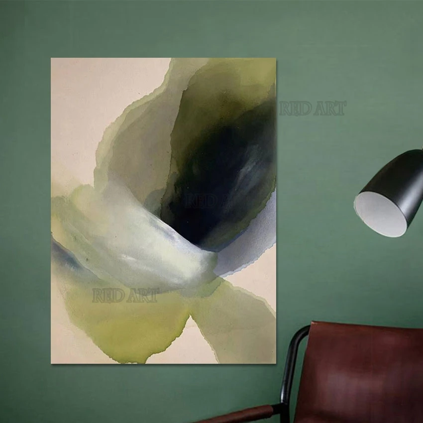 

Unframed Dying Canvas Wall Poster Art 100% Handmade Abstract Colors Oil Painting Hot Selling Creative Ideal Product Artwork