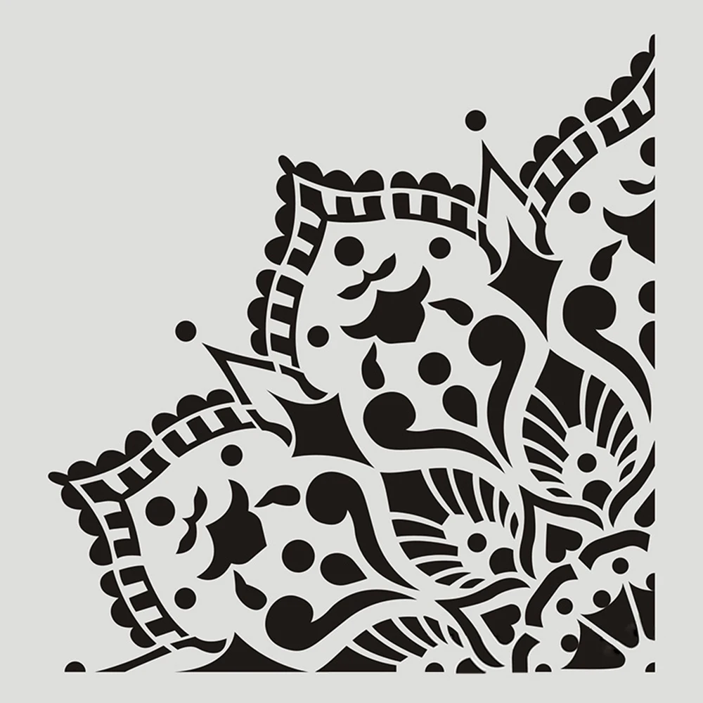 

Трафареты для мандалы 7 дюймов, набор из 4 штук