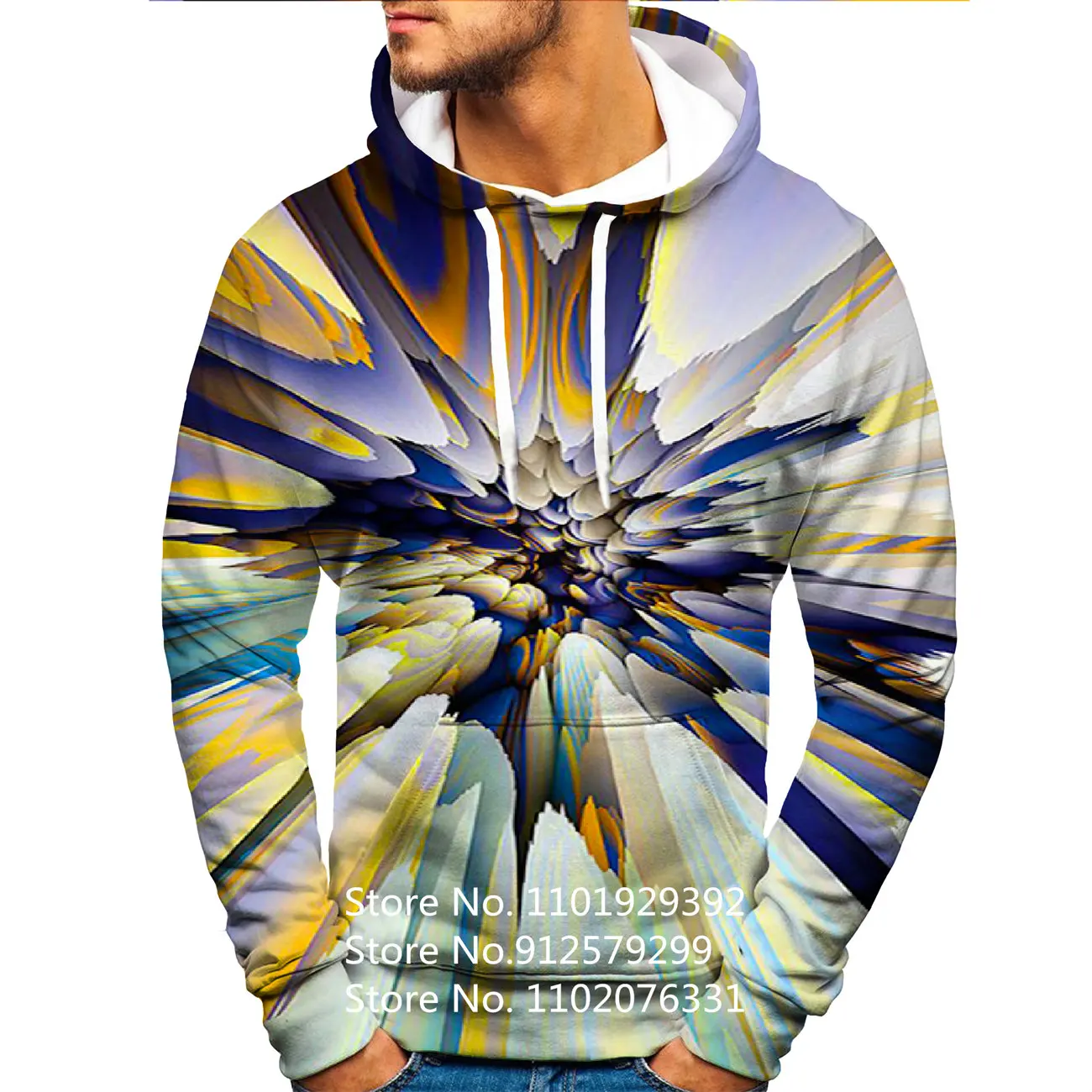 New Fashion Abstract Pattern Hoodie 3D Stone Grain Printed Mens Sweatshirt Unisex Pullover Spring Autumn Jacket