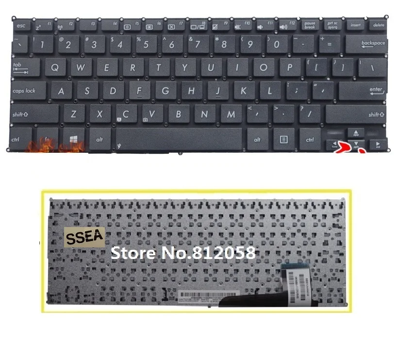 

New US English keyboard For ASUS X201 X201E S200 S200E x202e Q200 Q200E