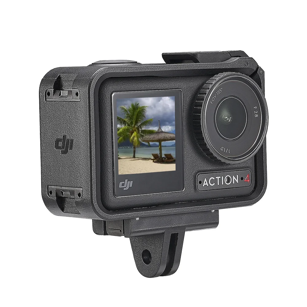 Магнитный адаптер с двумя когтями для DJI Action 3 4 универсальный порт резьбой 1/4