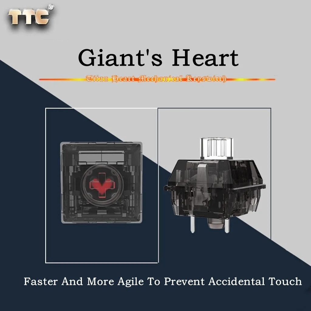 Механический кнопочный переключатель клавиатуры с гигантским сердцем 3 контакта