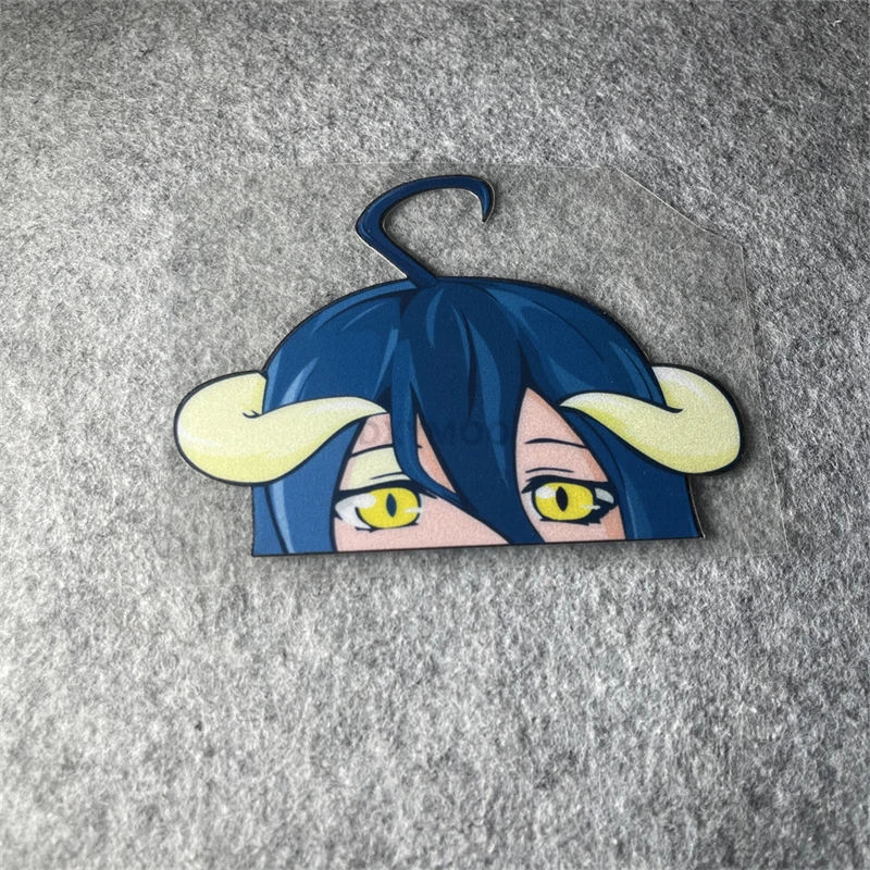 

Car Styling Stickers for ANIME Albedo Overlord Peeker Motor Laptop Case Decals 3M