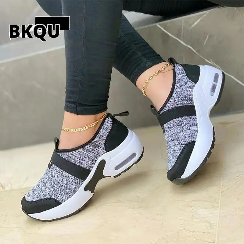

Женская обувь 2021 Zapatillas Mujer модная сетчатая повседневная обувь на платформе женские кроссовки на плоской подошве спортивные кроссовки