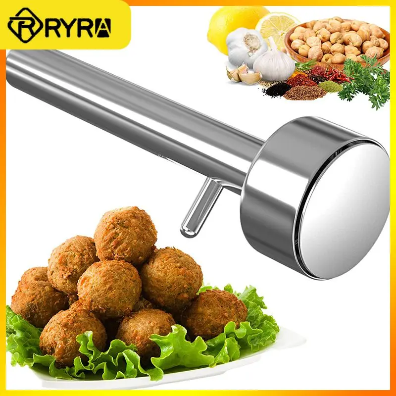 

New Meatball Maker Large Falafel Ball Making Scoop Mold Kitchen Tool Pal Meat Pressing Gadgets Stainless Steel Meatball Machine