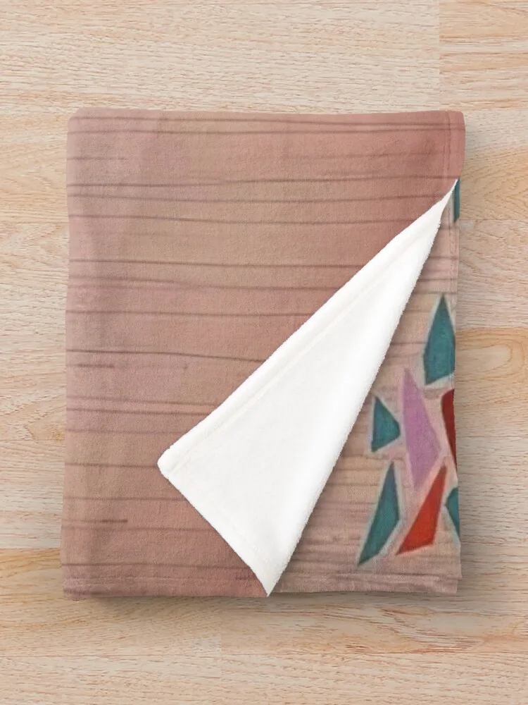 Цвета на серо-розовом - Одеяло Robert Goodnough 1976 года. Симпатичные мягкие плюшевые