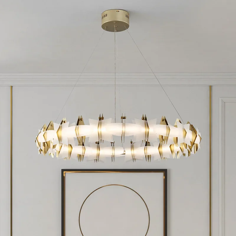 Новая итальянская креативная роскошная люстра современная для спальни отеля