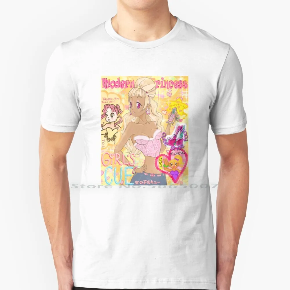 

Modern Princess : Girl's Cue Issue 2 T Shirt 100% Cotton Sailornoots Sailor Noots Gyaru Girl Girly Girl Takoyaki Princess