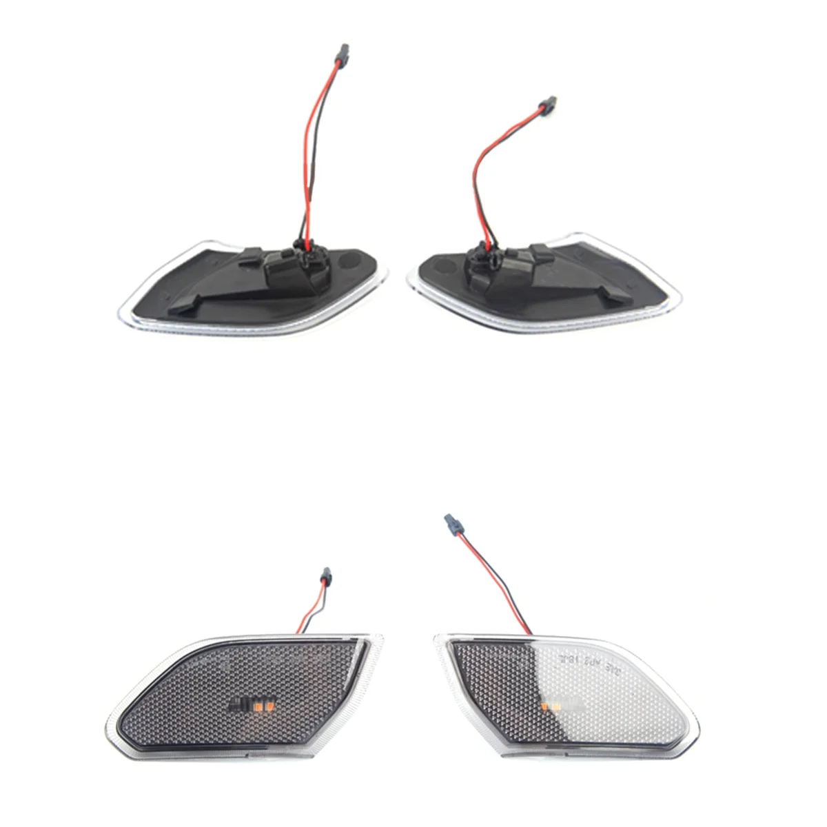 Прозрачный светодиодный передний Боковой габаритный фонарь лампа указателя