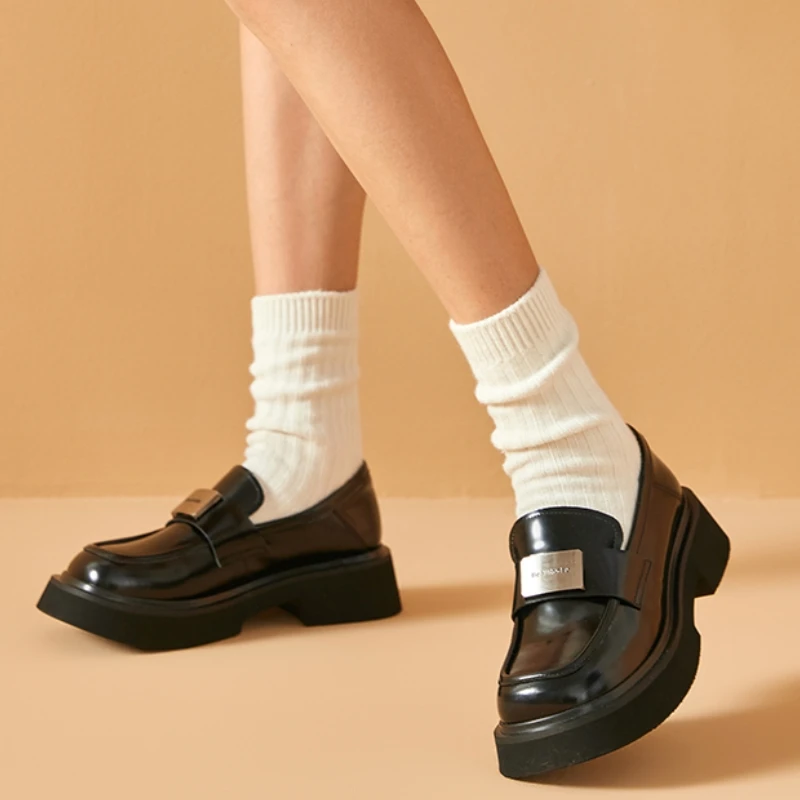 BEAUTODAY Классические лоферы из натуральной кожи