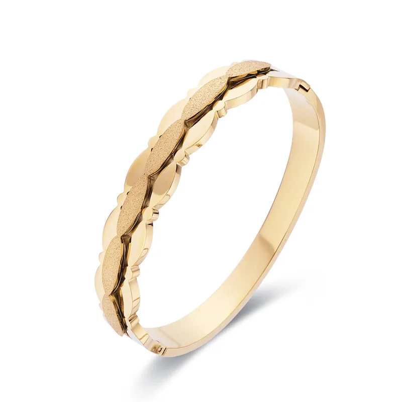 FYSARA для женщин манжета искусственный браслет матовый с водной волной из