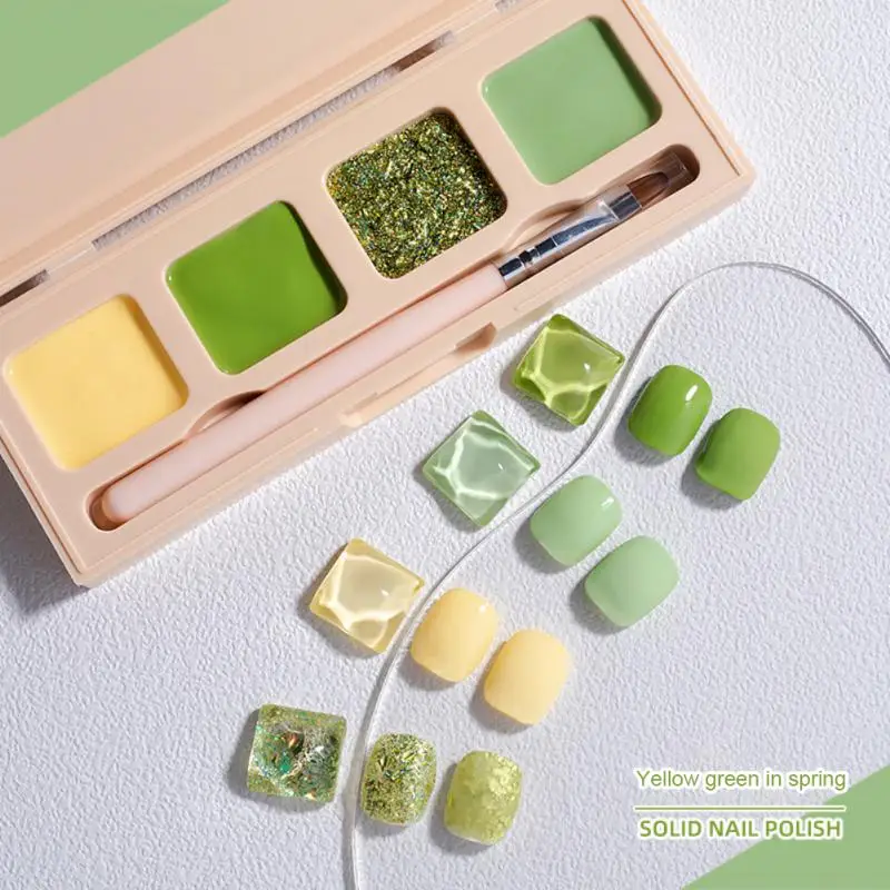 

Гель-лак для ногтей однотонный, синий, зеленый, розовый