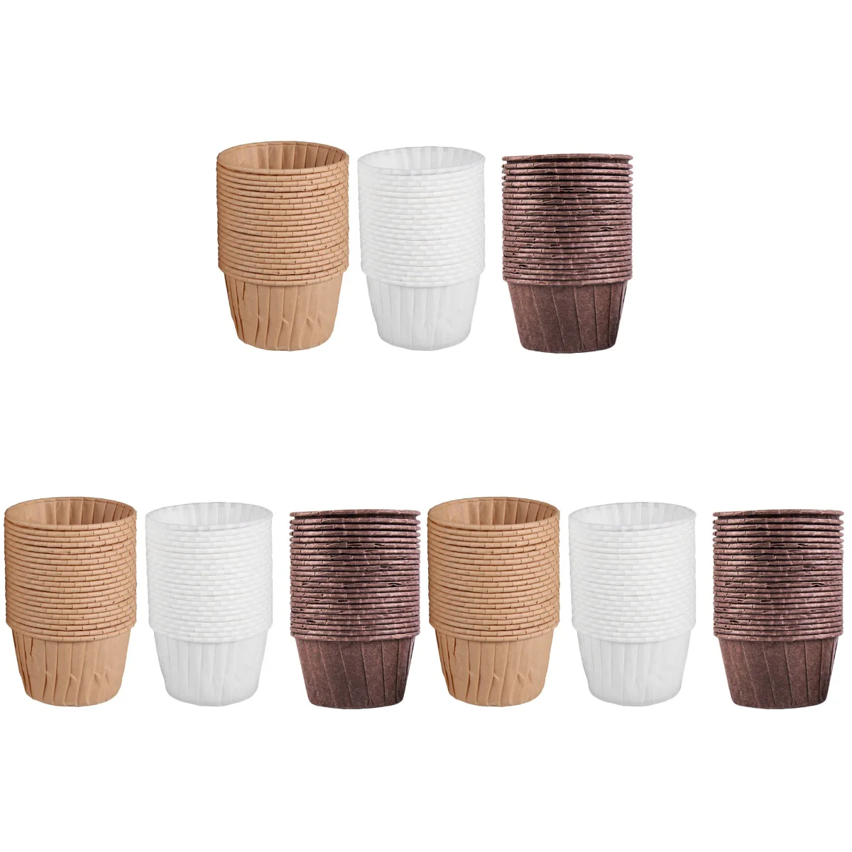 

Paper Cupcake Liners Baking Cup Cups Cake Greaseproof Wedding Dessert Muffin Diy Mini Curling Trays Stick Non Supplies Sleeves