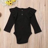 toddler newborn baby boys girl romper 0 2 years old foreign trade childrens triangle solid infant baby onesie