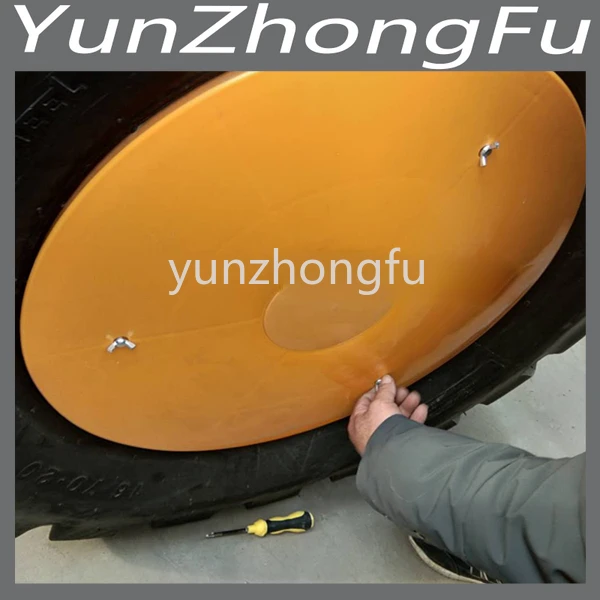 

Forklift Tires Protecting Cover Grain Car Tire Protecting Cover Shield Prevent Grain from Entering Tire Shield 16-70-20