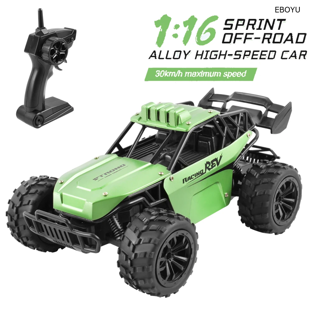 

EBOYU C040 RC Car 2.4Ghz 4WD Remote Control Car 1:16 RC Rock Crawler with Aolly Shell All Terrain Off-Road Truck Climbing Car