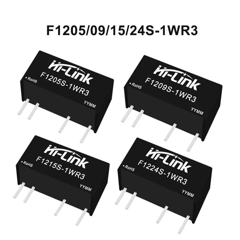 Фото Hi-Link F0505S-1WR3 F0512S-1WR3 F0503S-1WR3 F0509 Модуль питания изолированного преобразователя постоянного тока 1 Вт |   Вход от 5 В до 12 В, выход 84 мА №2