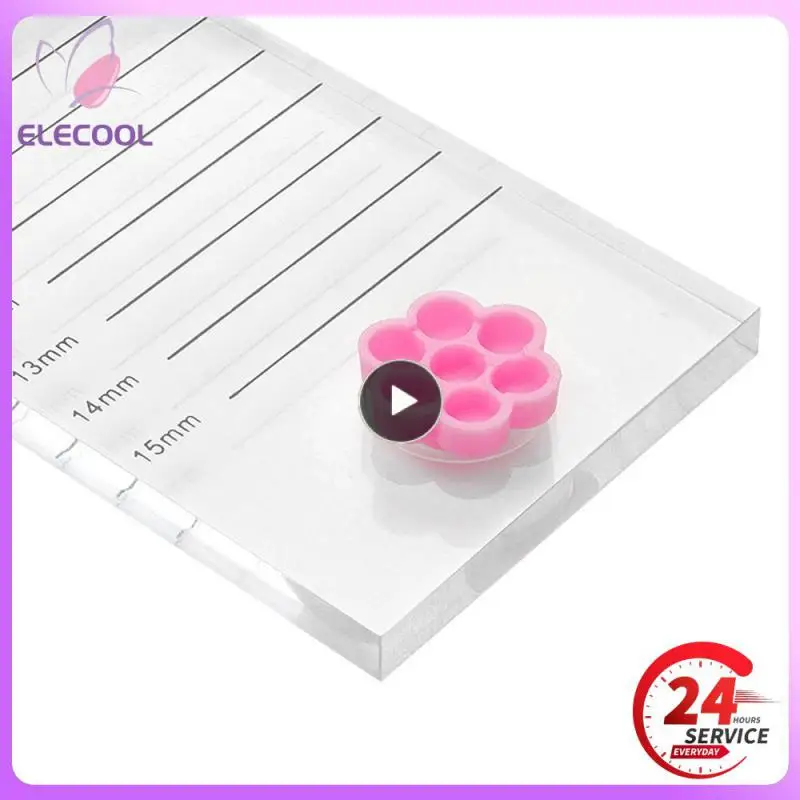 Набор держателей клея для наращивания ресниц в форме цветка сливы |