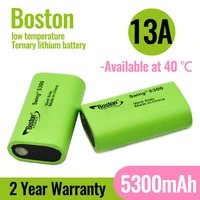 high quality and high capacity boston swing 5300mah low temperature fuel battery cell 3 7v 13a discharge