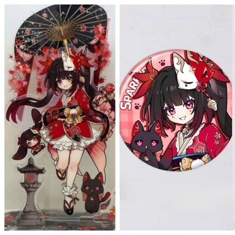 Акриловые фигурки Honkai Star Rail 2 шт.