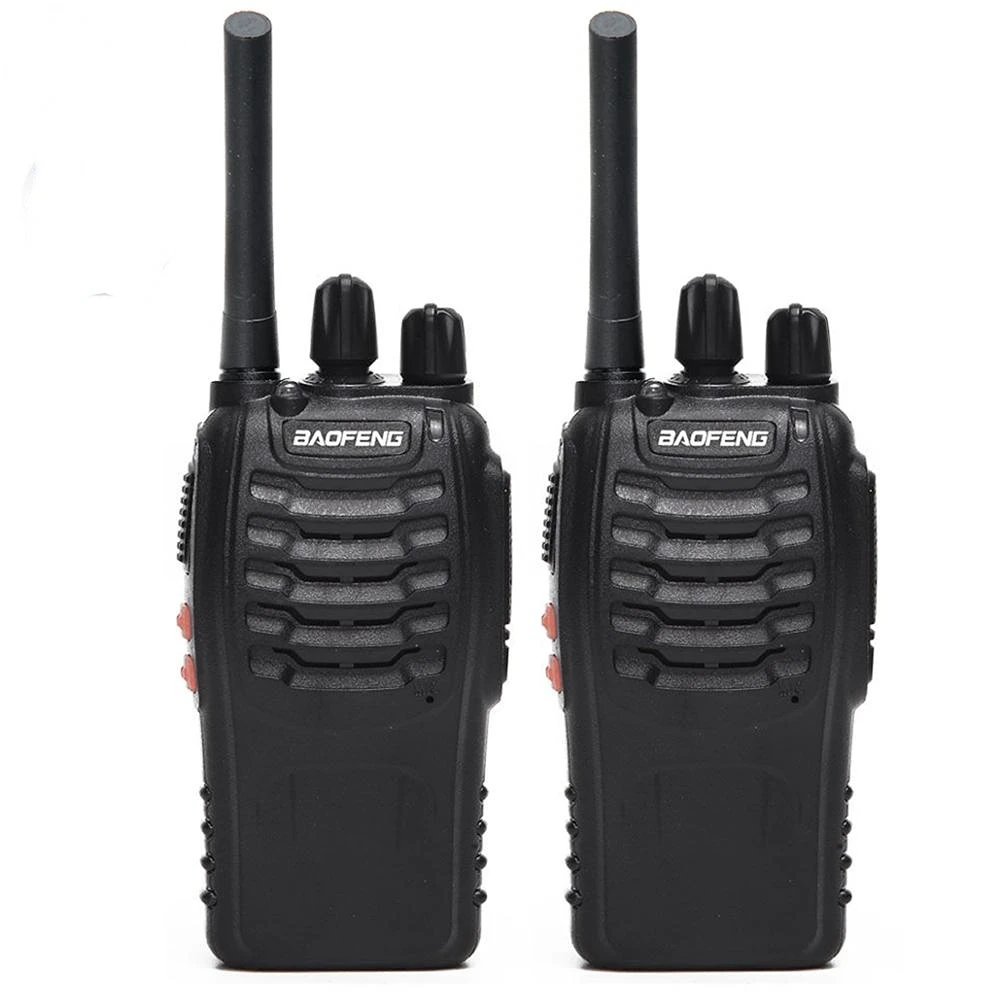 2PCS Baofeng BF-88E PMR 446 Walkie Talkie 0.5 W UHF 446 MHz 16 CH Handheld Ham Two-way Radio with USB Charger for EU User