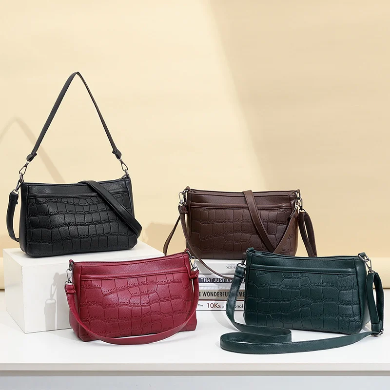 

Women's Soft Leather Shoulder Bags Multi-Layer Classic Crossbody Bag Luxury Designer Handbag and Purse Christmas Presents