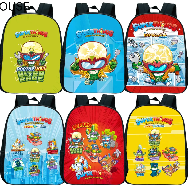 YOUSE Superthings мощные машины для малышей детей мультфильм аниме мини детский сад рюкзак детский подарок для малышей мальчиков девочек рюкзак