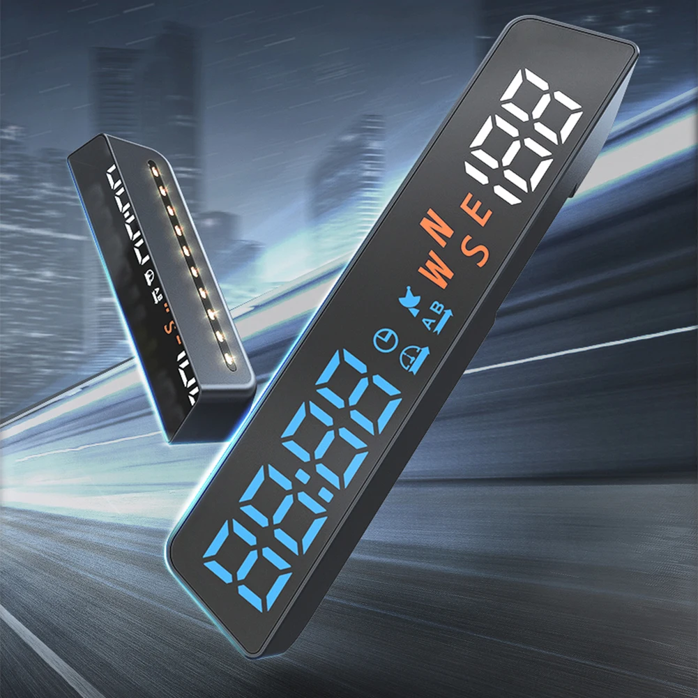 

GPS HUD Auto Speedometer Head Up Display Car Smart Digital Alarm Reminder Meter Electronics Accessories For All Car