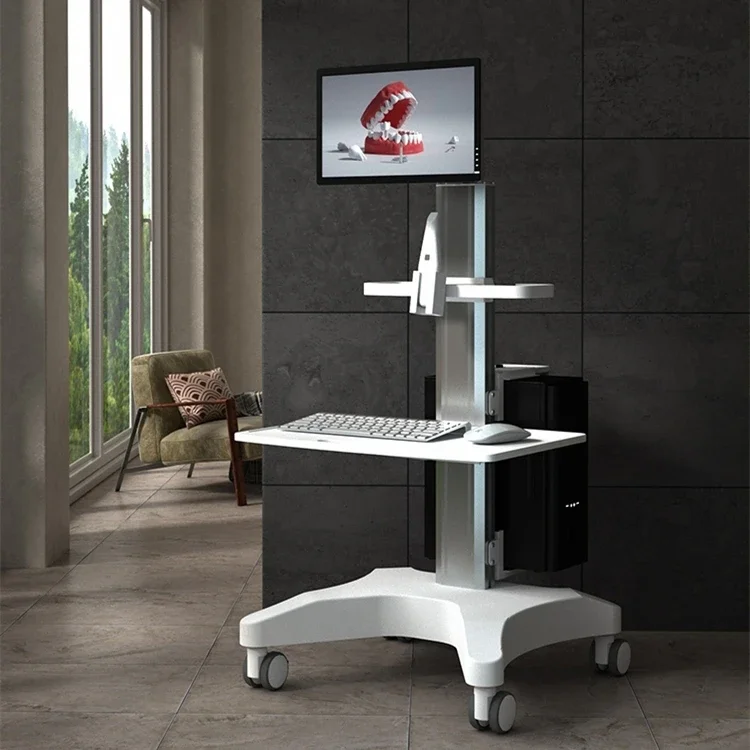 Колесница Médical для Ordinateur Поддержка Clinique Dentaire Hôpital Scanner Oral