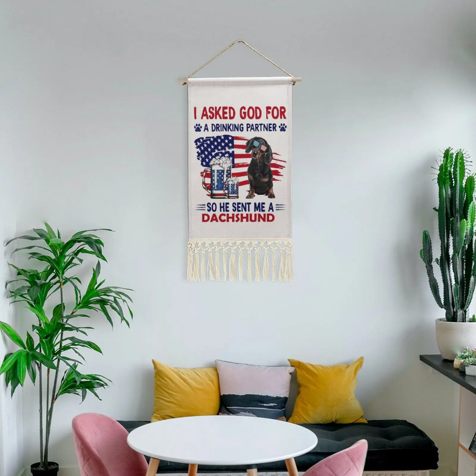 Рисунок 6 - Настенный Гобелен из хлопка и льна