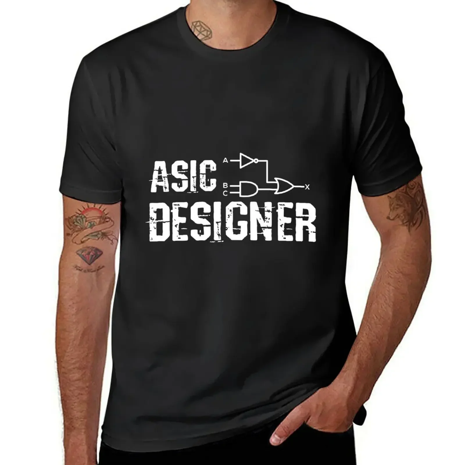 Логическая схема прошивка FPGA футболка ASIC с рисунком винтажные рубашки графикой