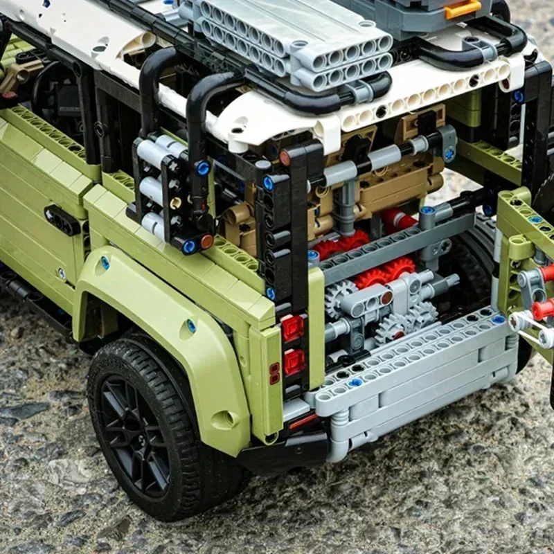2573 шт. известные автомобильные блоки Land Supercar Riover Off-Road Defender модель автомобиля 42110