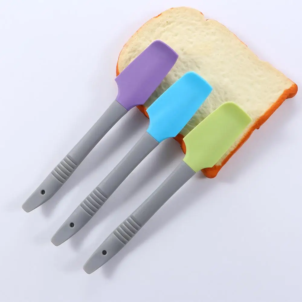 

Soft Silicone 1/3pcs Food Can Cream Butter Batter Kitchenware Spatulas Kitchen Accessories Scrapers Cake Tools