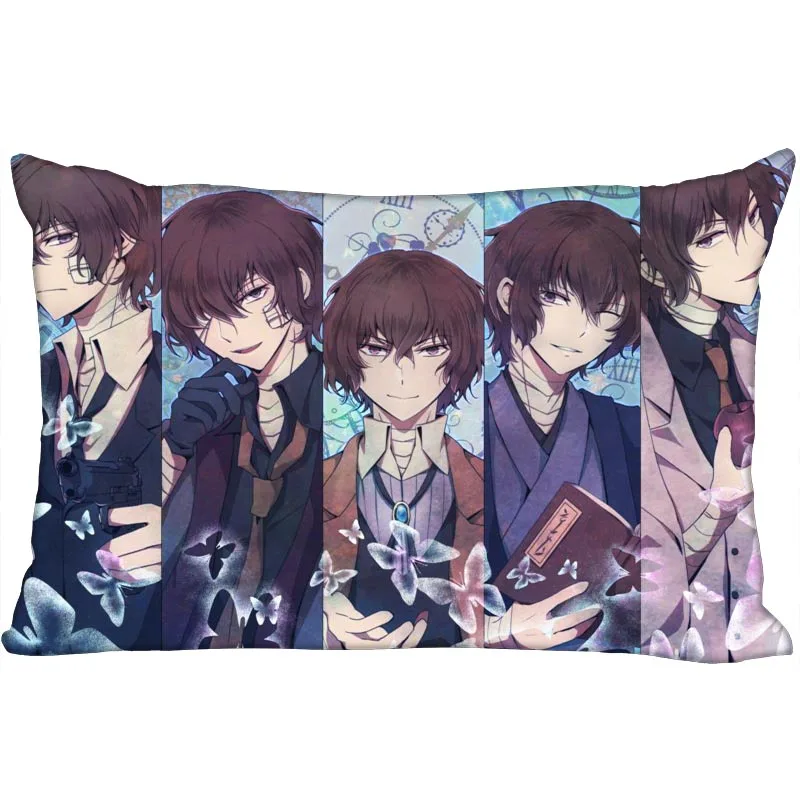 

Дазай Осаму Bungou страстная фотообложка Подушка с изображением собак аксессуары для вечеринок прямоугольная фотообложка ткань 0104