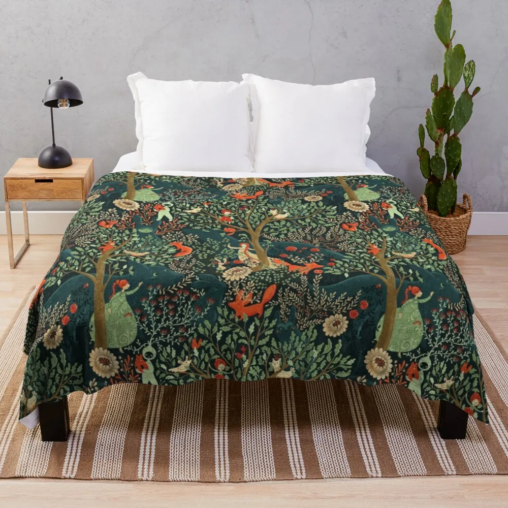 

Whimsical Wonderland Throw Blanket Fur Blankets