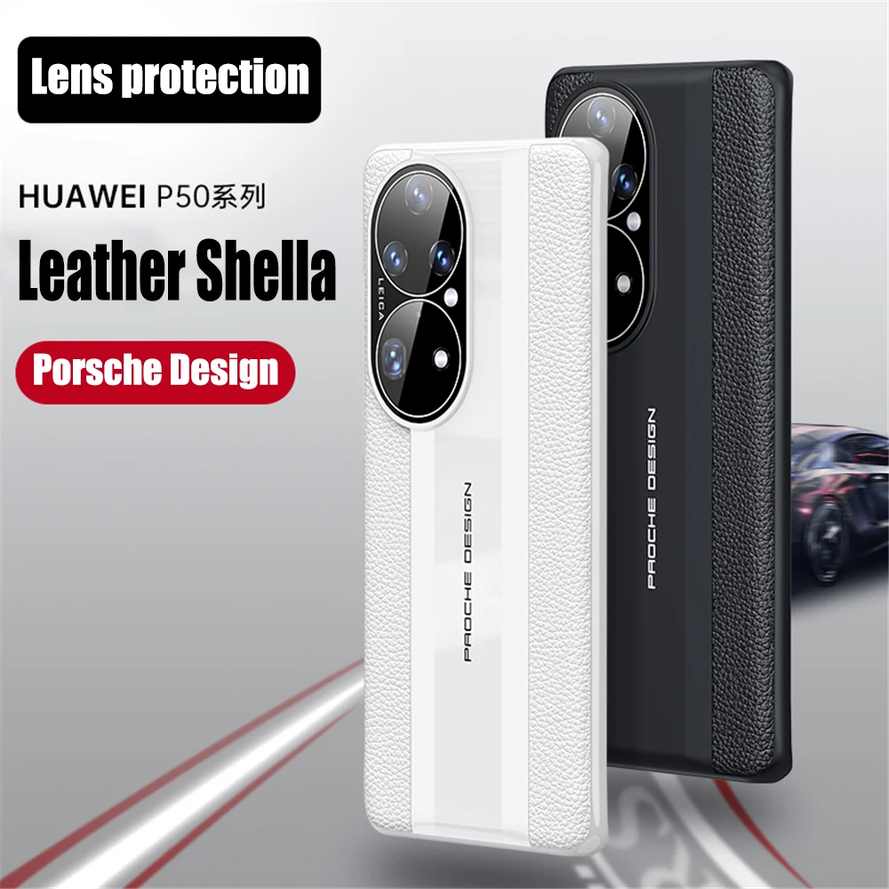 

Роскошный кожаный Ультратонкий чехол-накладка для Huawei P50 P40 Mate 40 30 Pro Honor 70 60 50 Plus, флип-чехол для защиты камеры