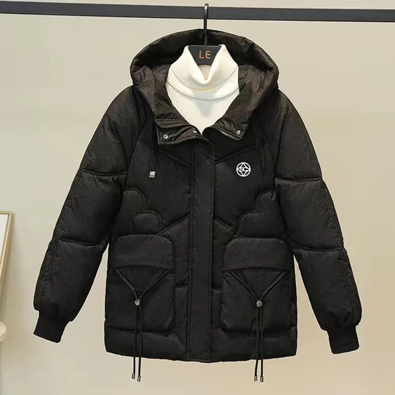 High Quality Women's Golf Wear Winter Thicken Golf Jackets Woman Korean Fashion Windbreak Warm Down Cotton Ladies Jackets Coats