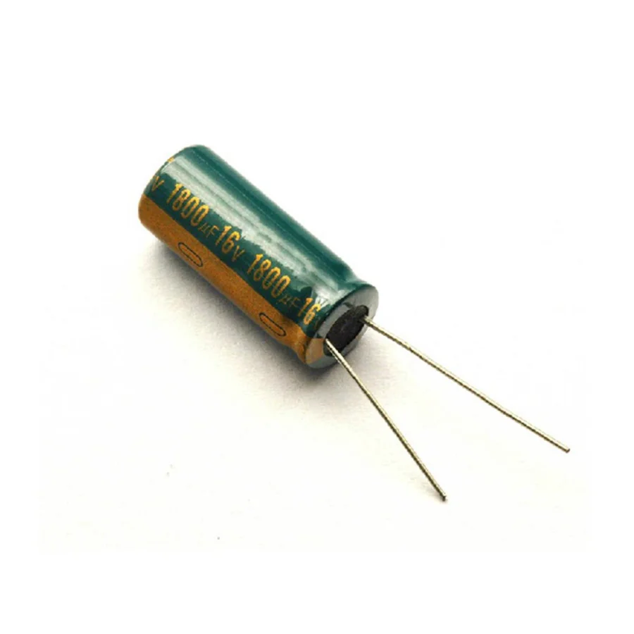 

50pcs 1800uF 16V 1800MFD 16WV 10*20mm Aluminum Electrolytic Capacitor Radial