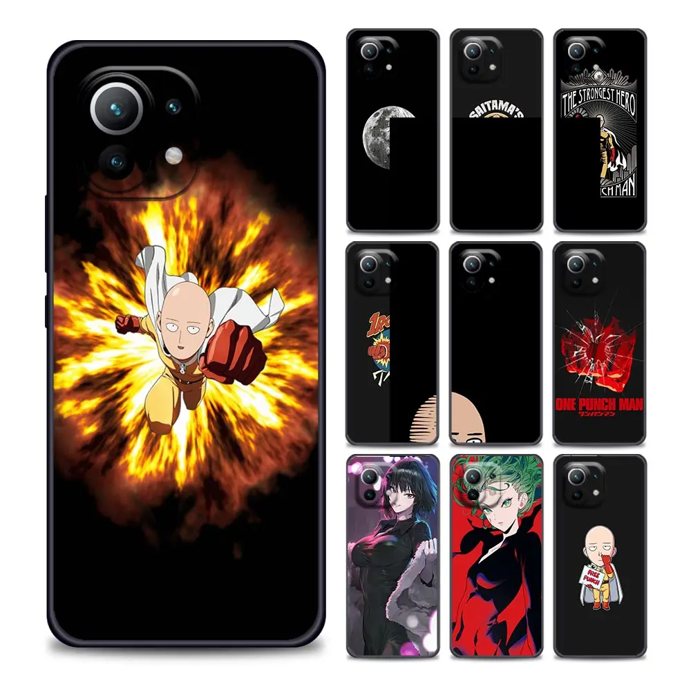 

One Punch Phone Case for Xiaomi Mi 11i 11 Pro 11X Pro 11T Pro Poco X3 Pro NFC M3 Pro F3 GT M4 Soft Silicone
