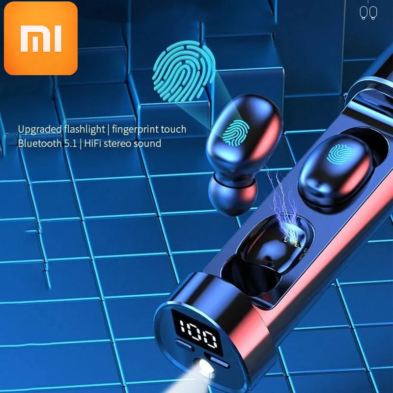 

TWS-наушники Xiaomi 2022 N21 с сенсорным управлением и светодиодным дисплеем
