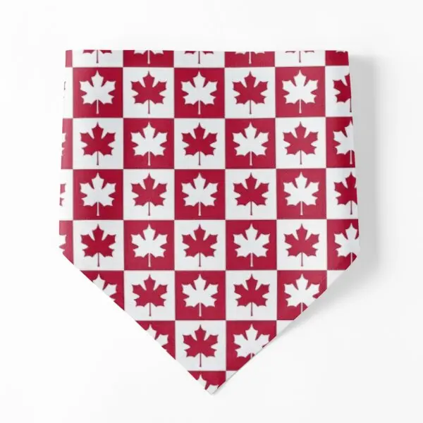 

Бандана для собаки с рисунком кленового листа