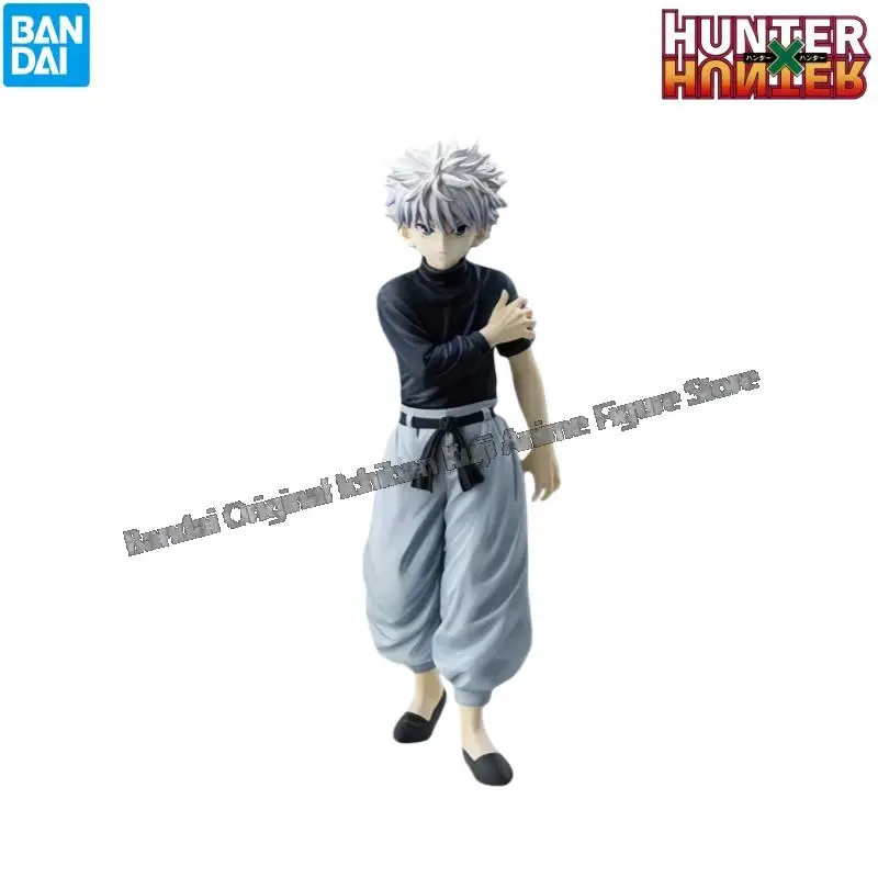 Фото В наличии Bandai, оригинальная коробка, модель гаражного комплекта, Hunter Hunter Gon Freecss Killua, персонажи аниме, Коллекционная фигурка, статуя №3
