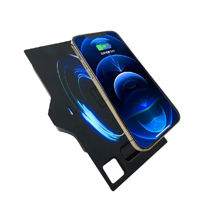 

Для BMW New X3/X4/iX3 (G01/G02/G08) 2018-2024 Беспроводное зарядное устройство 15 Вт Встроенная автомобильная панель для быстрой зарядки Автомобильная интеллектуальная система