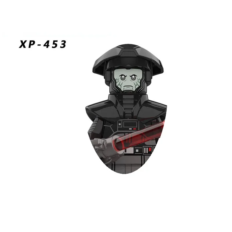 KT1059 Hot Toys Star Wars Building Blocks Mandalorians Han Solo Luke Guard Thrawn Baylan Skoll Shin Hati mini building block