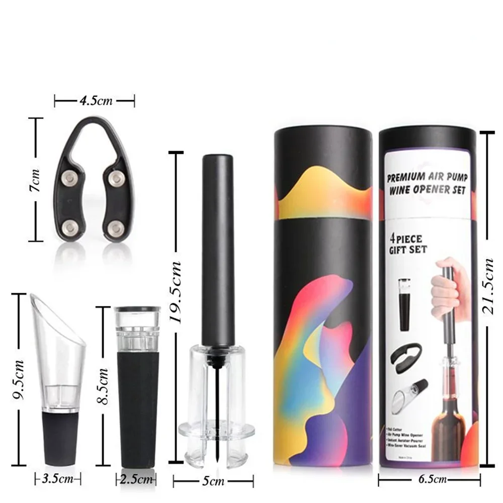 Штопор для винных бутылок с воздушным насосом штопор давлением Быстросохнущий