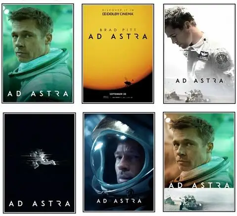 

Ad Astra Movie Print Art Canvas Poster For Living Room Decor Home Wall Picture