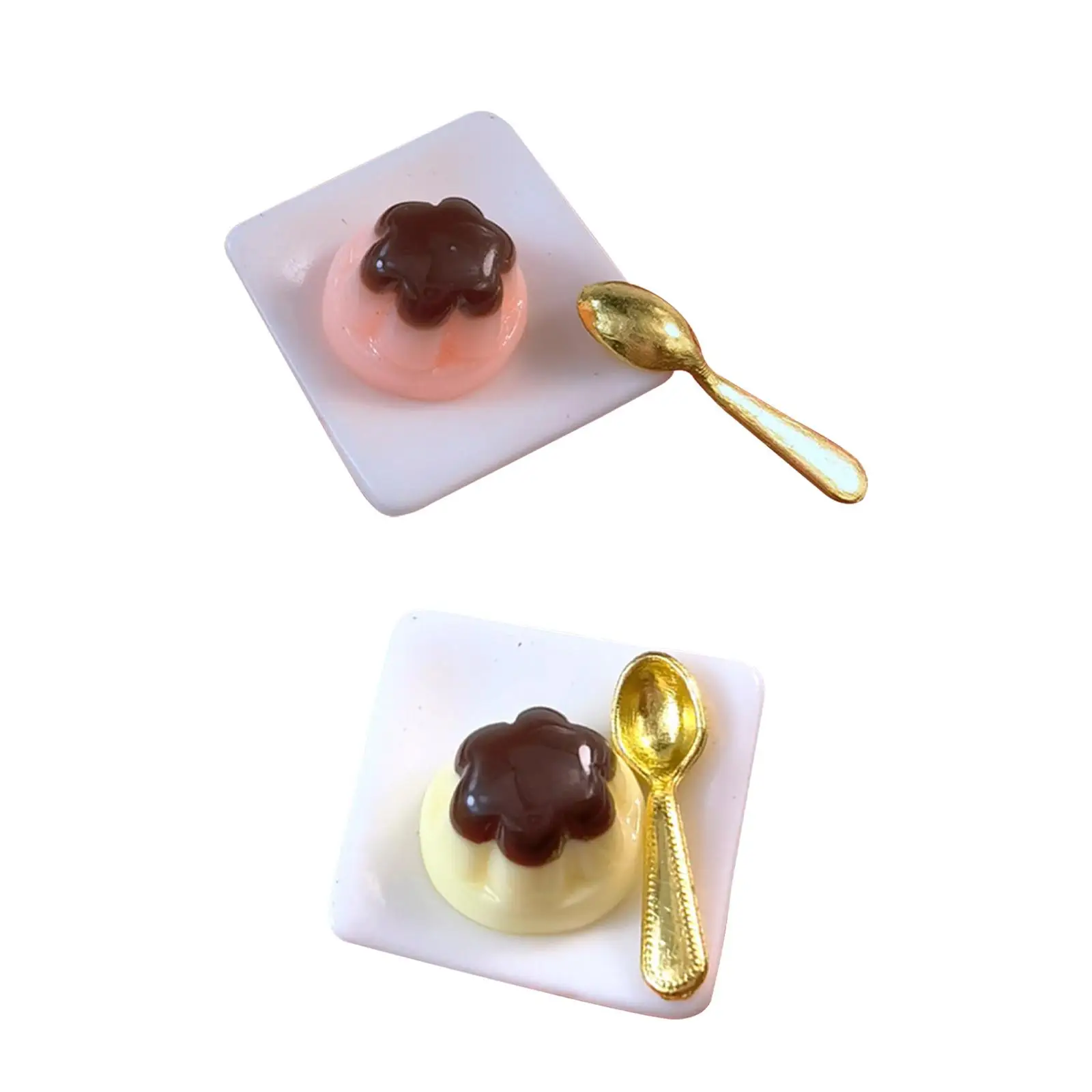 

Dollhouse Miniature Dessert Miniature Cake Realistic Cake Model for Decor