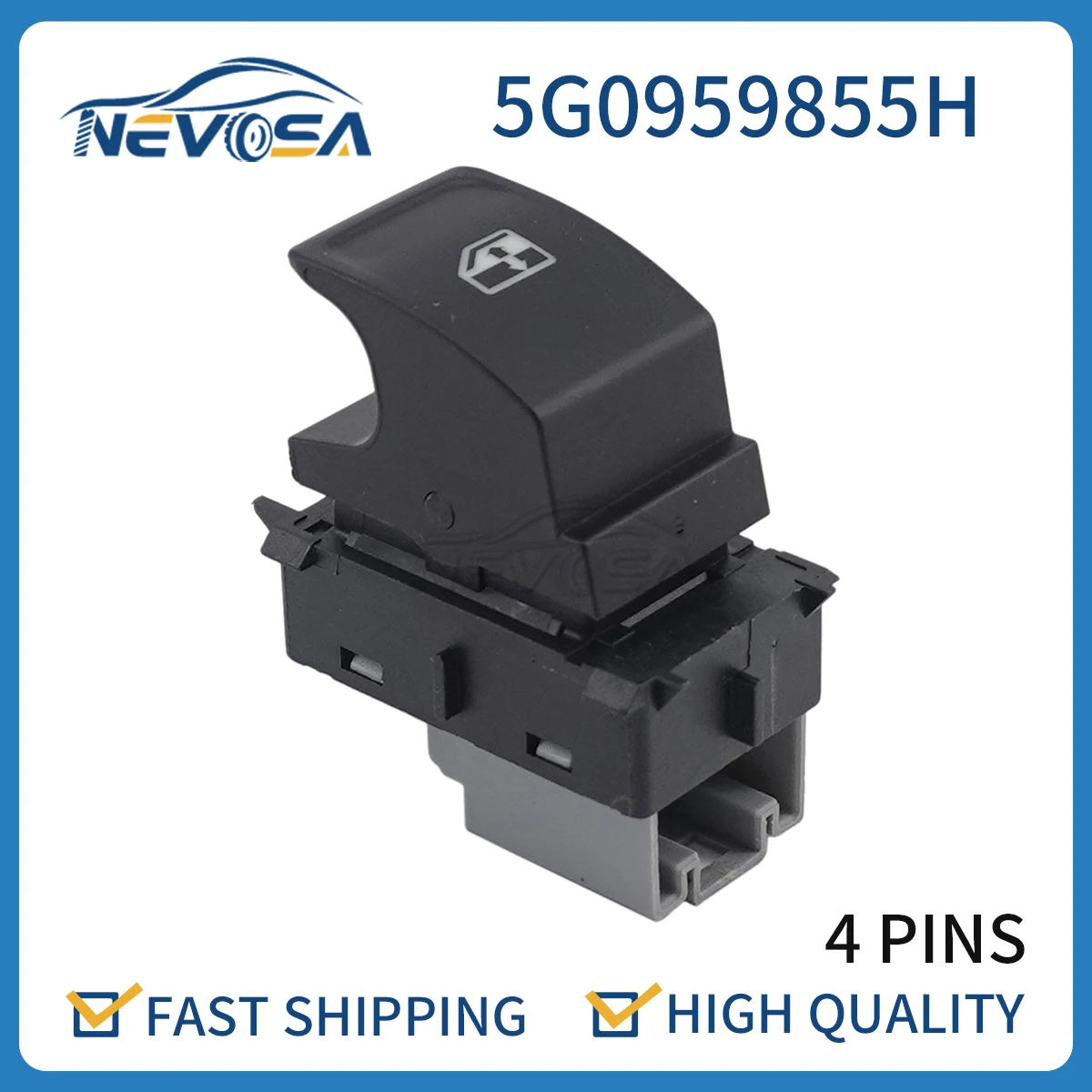 

Выключатель стеклоподъемника evosa для Volkswagen Golf, вариант Passat B8 Tiguan Touran 5G0959855H 5G0959855 5G0959855N 5G0959855M